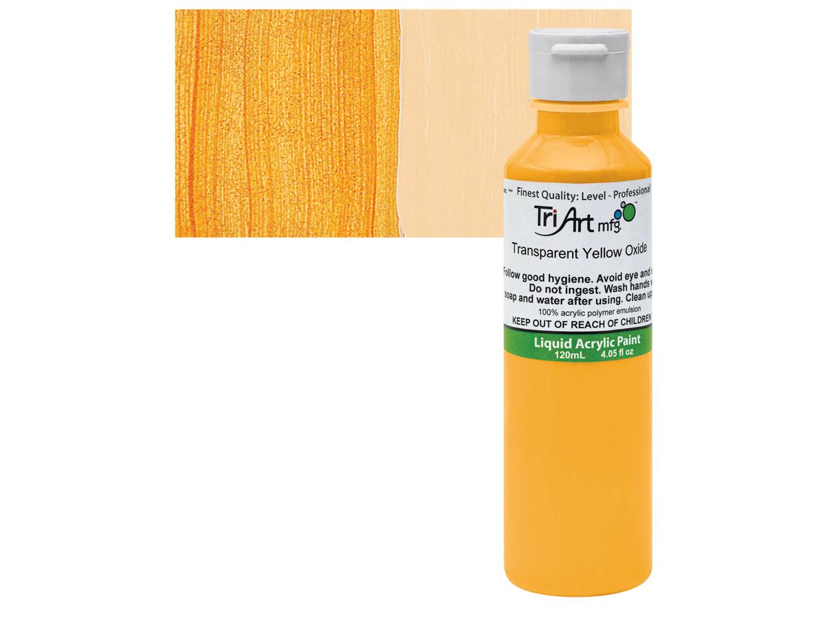 TRI-ART LIQUID 120ML 408 S4 TRANSPARENT YELLOW OXIDE 1
