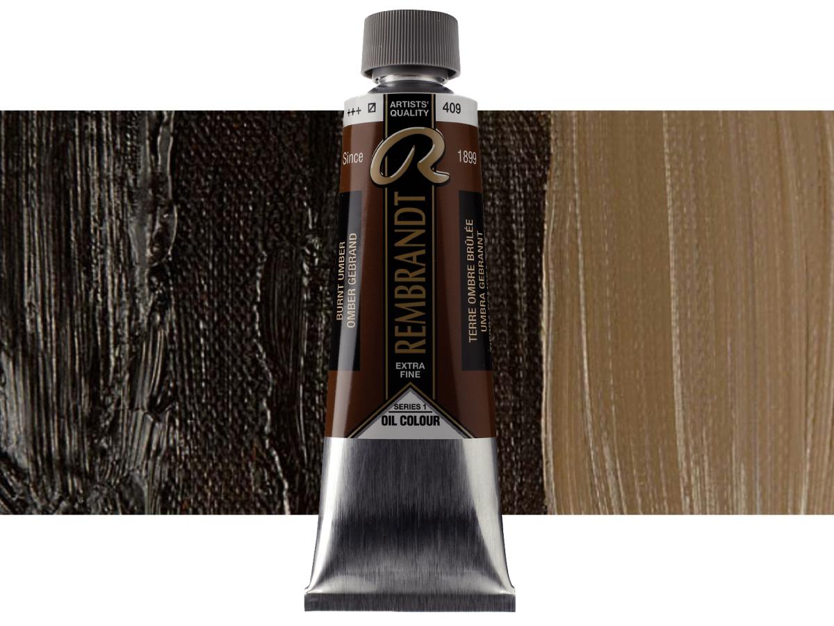 TALENS REMBRANDT ÖLFARBE 150ML UMBRA GEBRANNT 409 1