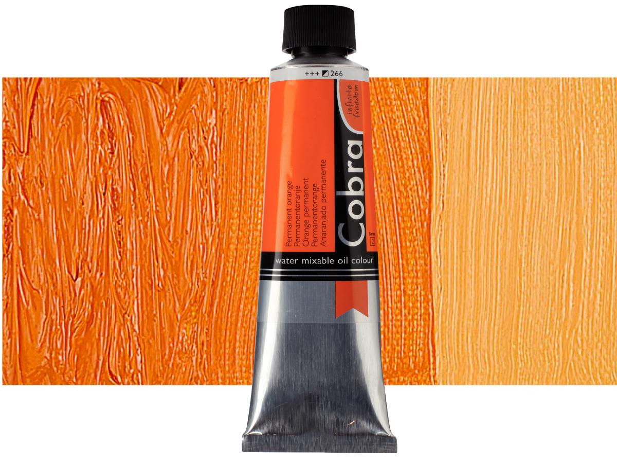COBRA ARTIST WASSERVERMALBARE ÖLFARBE 150ML 266 PERMANENTORANGE 1
