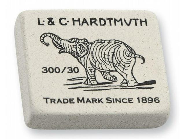 HARDTMUTH ELEFANT RADIERGUMMI 300/30 1