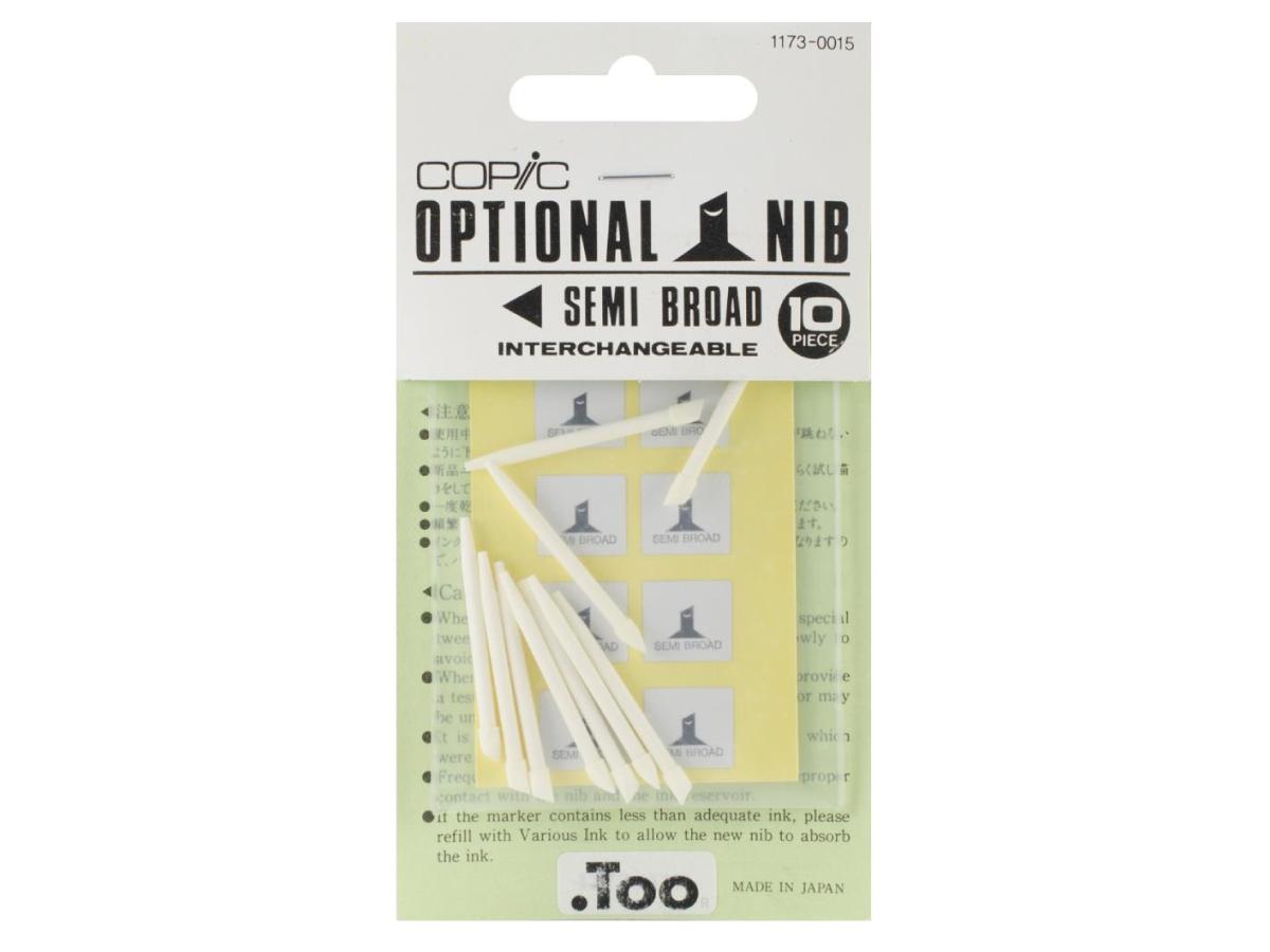 COPIC CLASSIC MARKER NIB SEMI BROAD 10 STÜCK 1