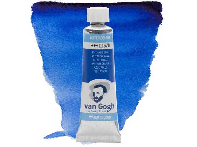 VAN GOGH 10ML AQUARELLFARBE 570 PHTHALOBLAU 1