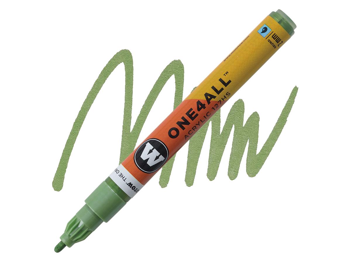 MOLOTOW ONE4ALL MARKER 127HS 226 2MM METALLIC LIGHT GREEN 1