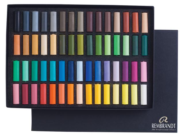 REMBRANDT SOFTPASTEL SET GENERAL SELECTION HALBE KREIDEN 60X 1