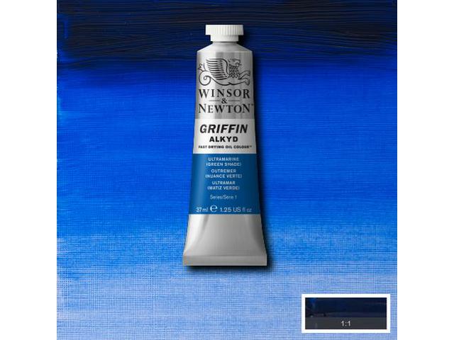 WINSOR & NEWTON GRIFFIN ALKYD 37ML S1 667 ULTRAMARINE (GREEN SHADE) 1
