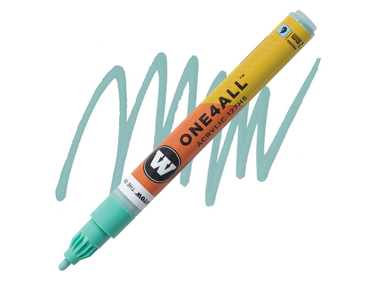 MOLOTOW ONE4ALL MARKER 127HS 020 2MM LAGOON BLUE PASTEL 1