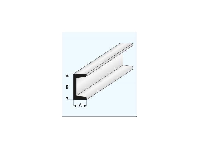 U-PROFIL (A=)1,50X(B=)3,0MM 1METER 412-54 1