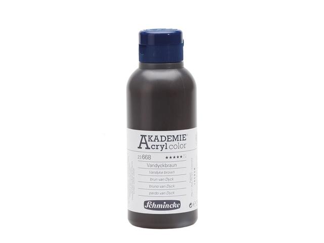 SCHMINCKE AKADEMIE ACRYL COLOR 250ML S1 668 VANDYCKBRAUN 1