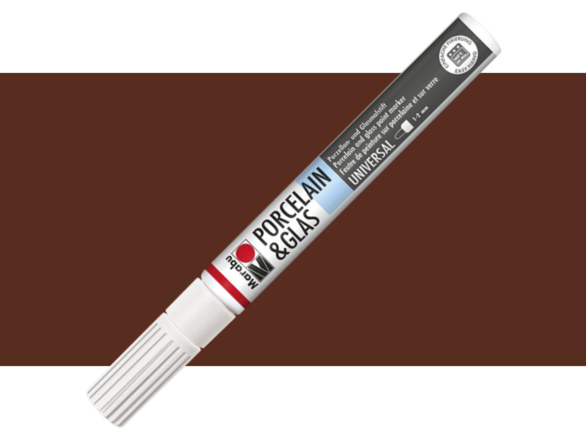 MARABU PORZELLAN + GLAS PAINTER 1-2MM 295 KAKAO 1