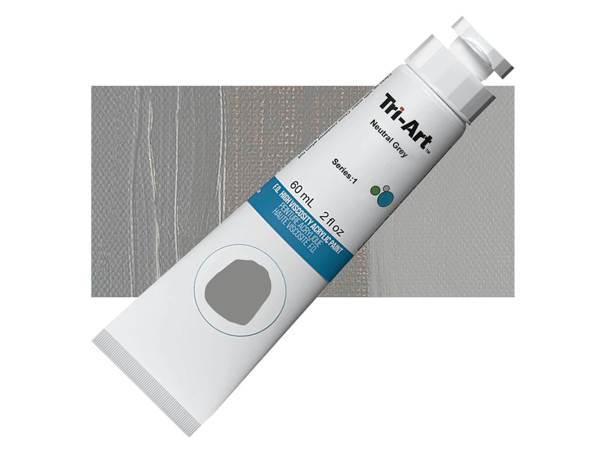 TRI-ART ACRYLFARBE 60ML S1 NEUTRALGRAU 1
