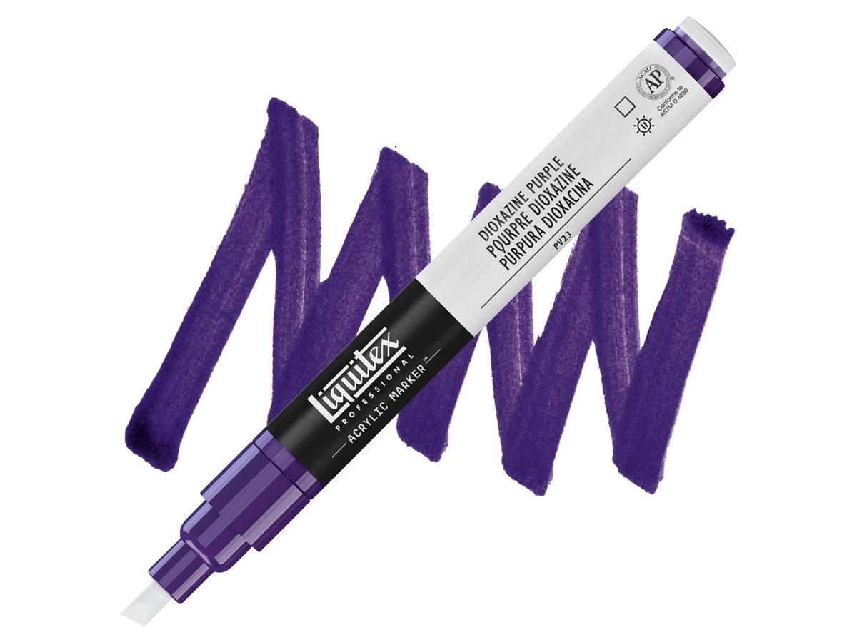 LIQUITEX ACRYL MARKER 0186 2MM DIOXAZINE PURPLE 1