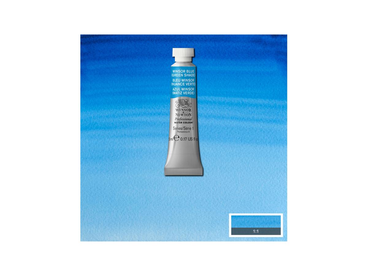 WINSOR & NEWTON AQUARELLFARBE 5ML 707 WINSORBLAU GRÜNL. 1
