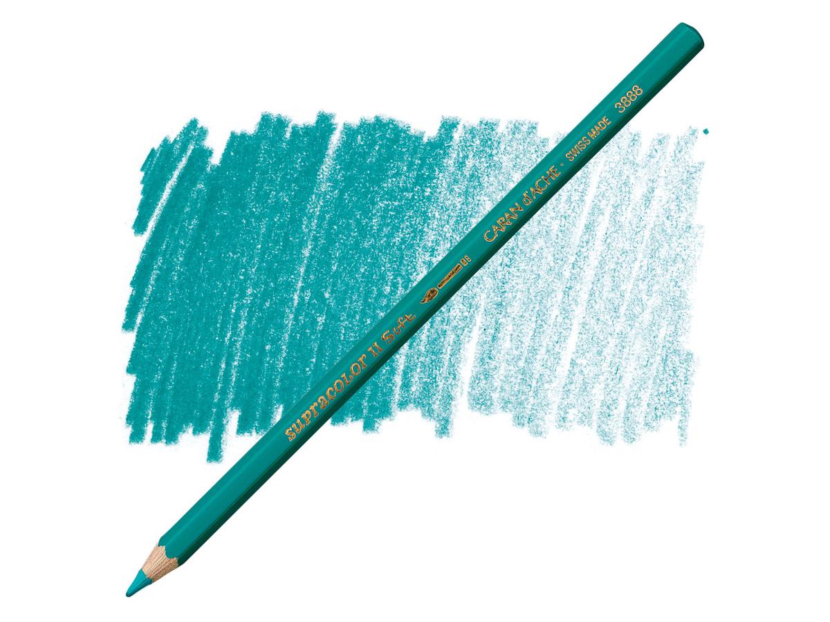 CARAN D'ACHE SUPRACOLOR 195 AQUARELLSTIFT GRÜN OPAL 1