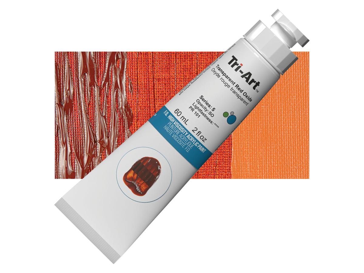 TRI-ART ACRYLFARBE 60ML S5 TRANSPARENT RED OXIDE 1