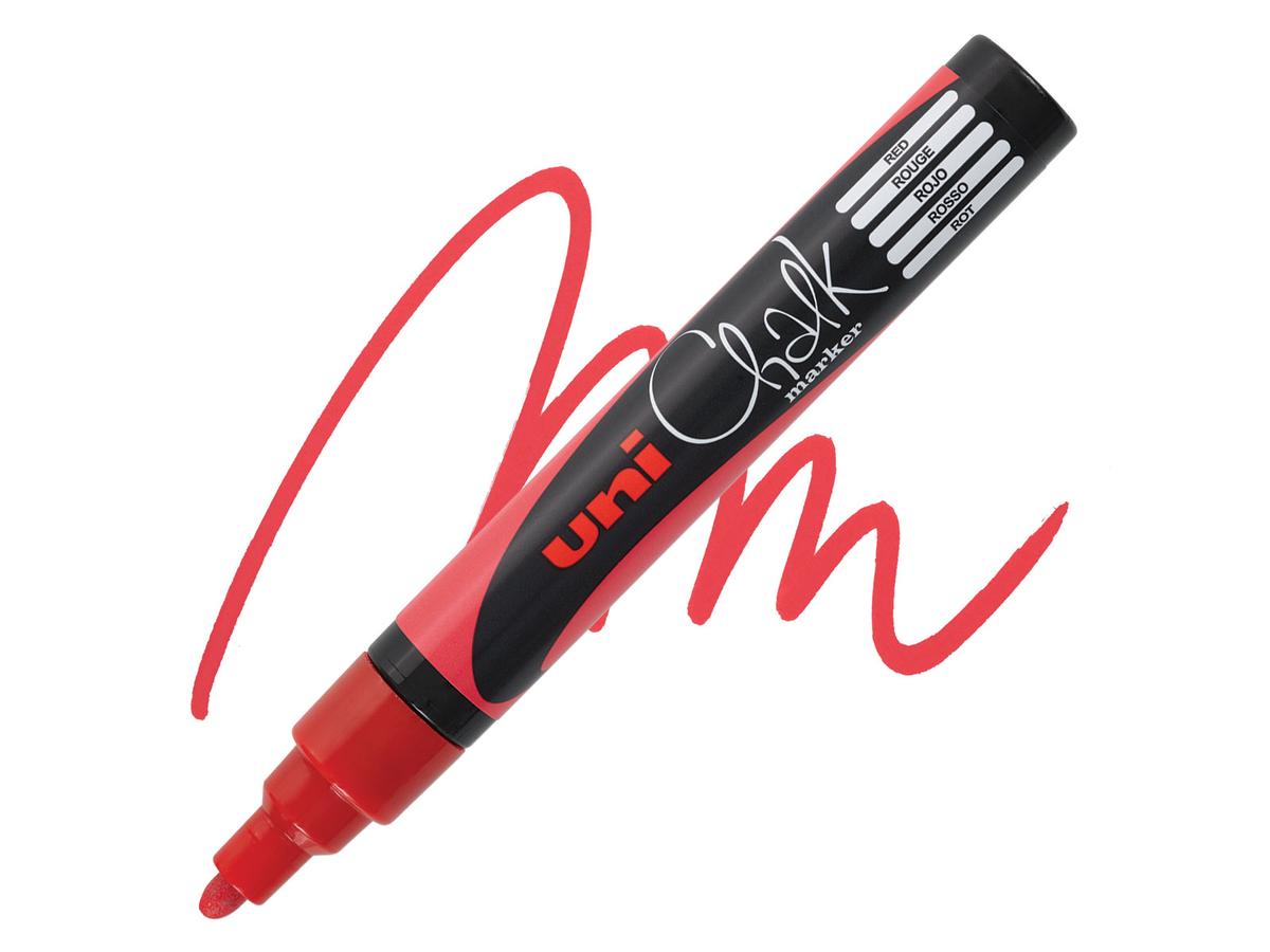 UNI-BALL CHALK MARKER PWE-5M ROT 1