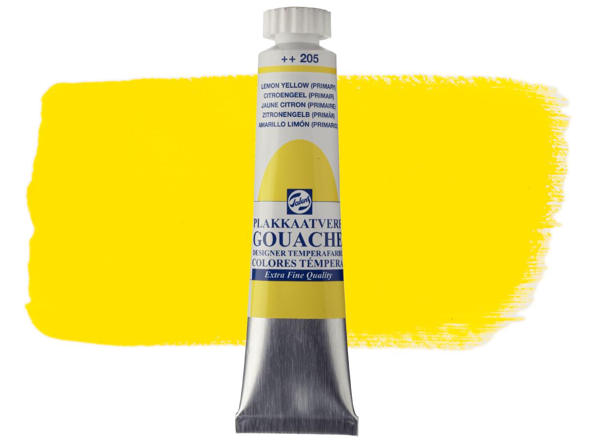 TALENS GOUACHE EXTRA FINE 20ML ZITRONENGELB 205 1