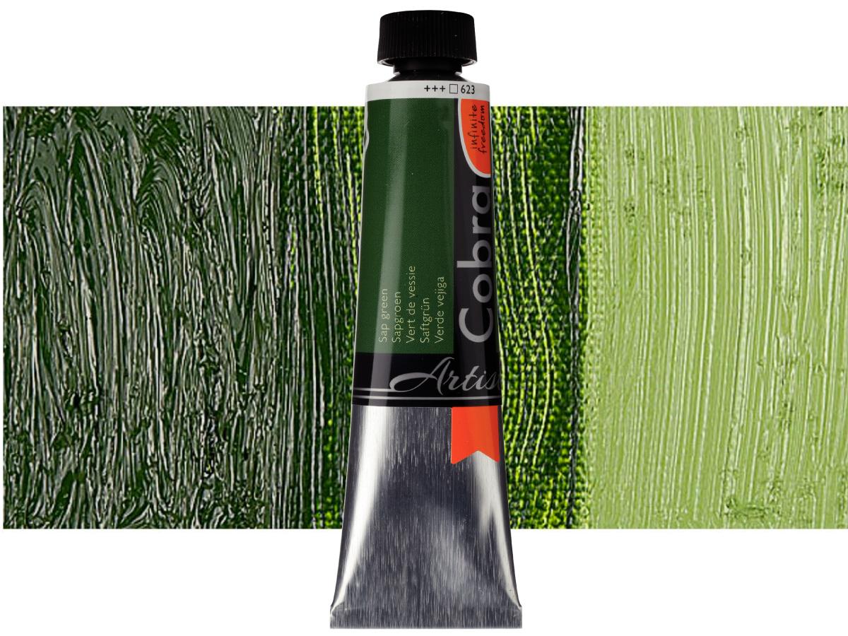 COBRA ARTIST WASSERVERMALBARE ÖLFARBE 40ML 623 SAFTGRÜN 1