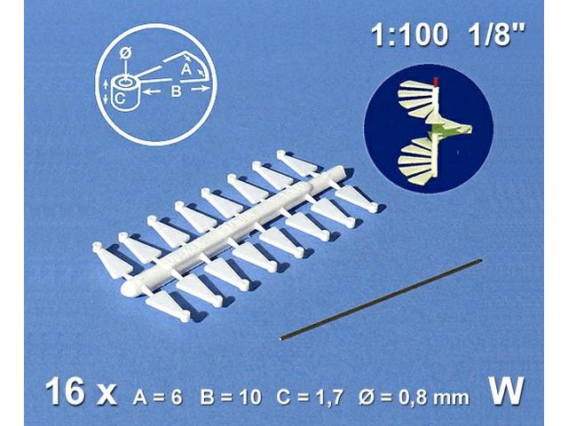 1:100 SPINDELSTUFEN (16 STÜCK) 1