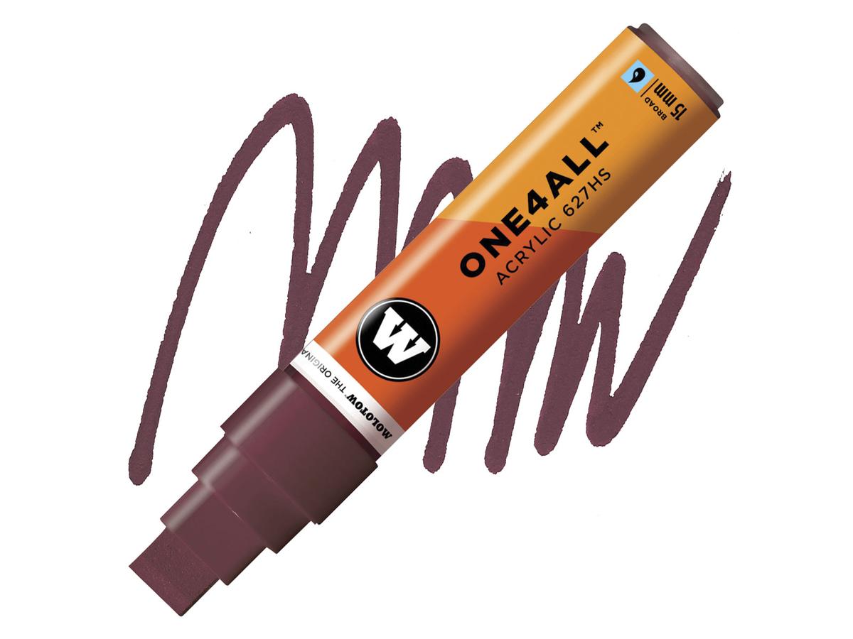 MOLOTOW ONE4ALL MARKER 627HS 086 15MM BURGUNDY 1