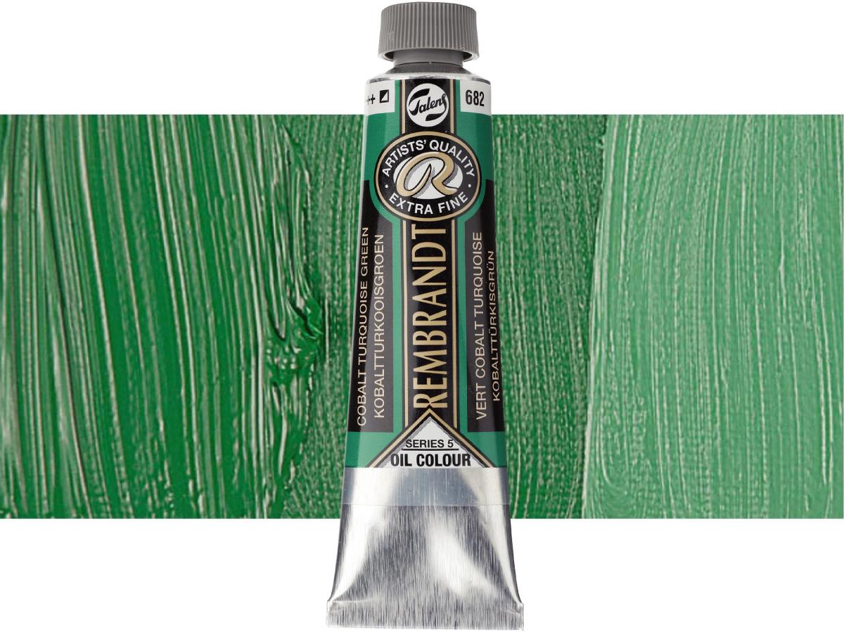 TALENS REMBRANDT ÖLFARBE 40ML KOBALTTÜRKISGRÜN 682 1