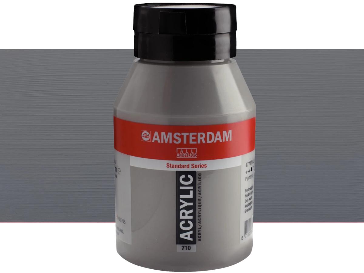 TALENS AMSTERDAM STANDARD ACRYL 1LTR 710 NEUTRALGRAU 1