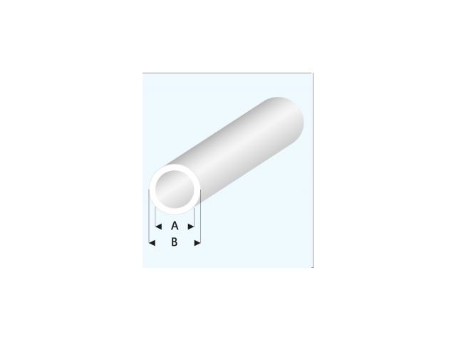 PROFIEL GLASHELDER BUIS WIT 5,0X6,0MM 33CM 423-59/3 1