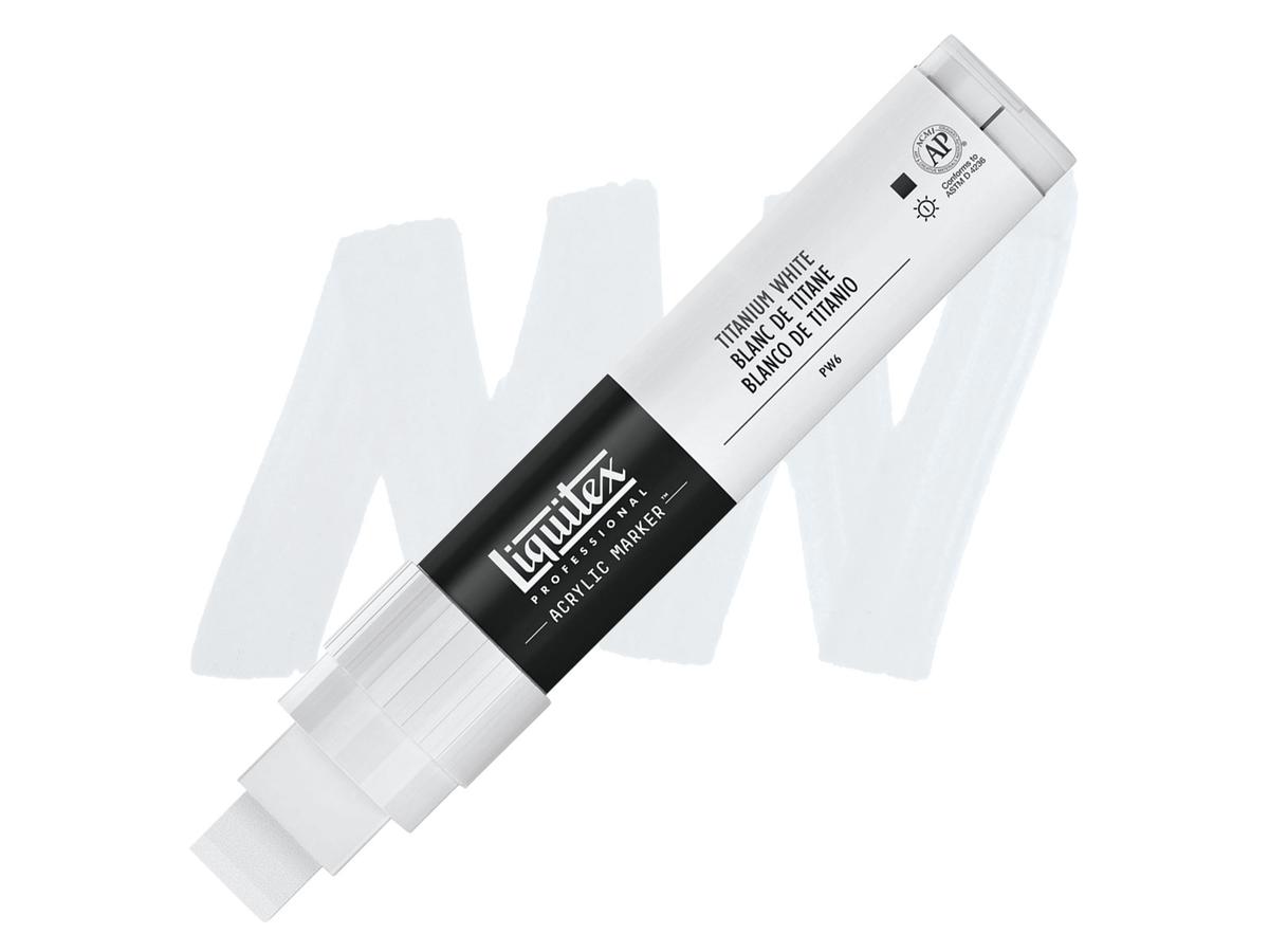 LIQUITEX ACRYL MARKER 0432 15MM TITANIUM WHITE 1