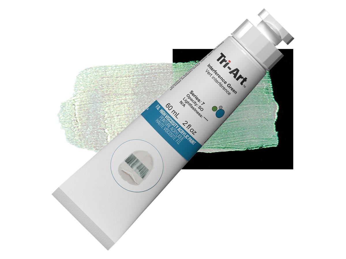 TRI-ART ACRYLFARBE 60ML S7 INTERFERENZ GRÜN 1