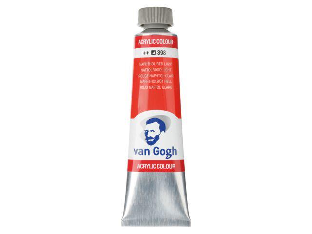 VAN GOGH ACRYL 40ML 398 NAPHTOLROT HELL 1
