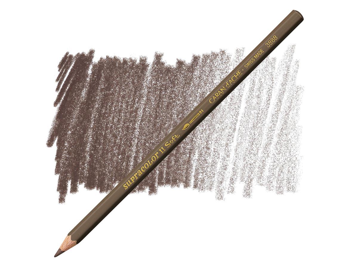 CARAN D'ACHE SUPRACOLOR 045 AQUARELLSTIFT VANDYCKBRAUN 1
