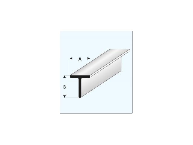 T-PROFIL (A=)2,5X(B=)2,5MM 1METER 413-53 1