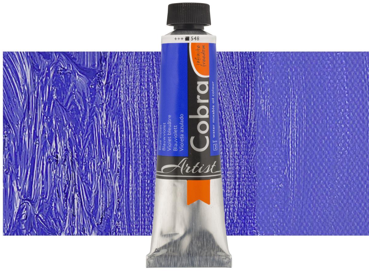 COBRA ARTIST WASSERVERMALBARE ÖLFARBE 40ML 548 BLAUVIOLETT 1