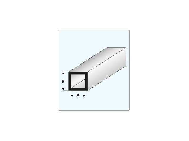 PROFIEL VIERKANT BUIS (A=)2,0X(B=)4,0MM 1METER 420-52 1