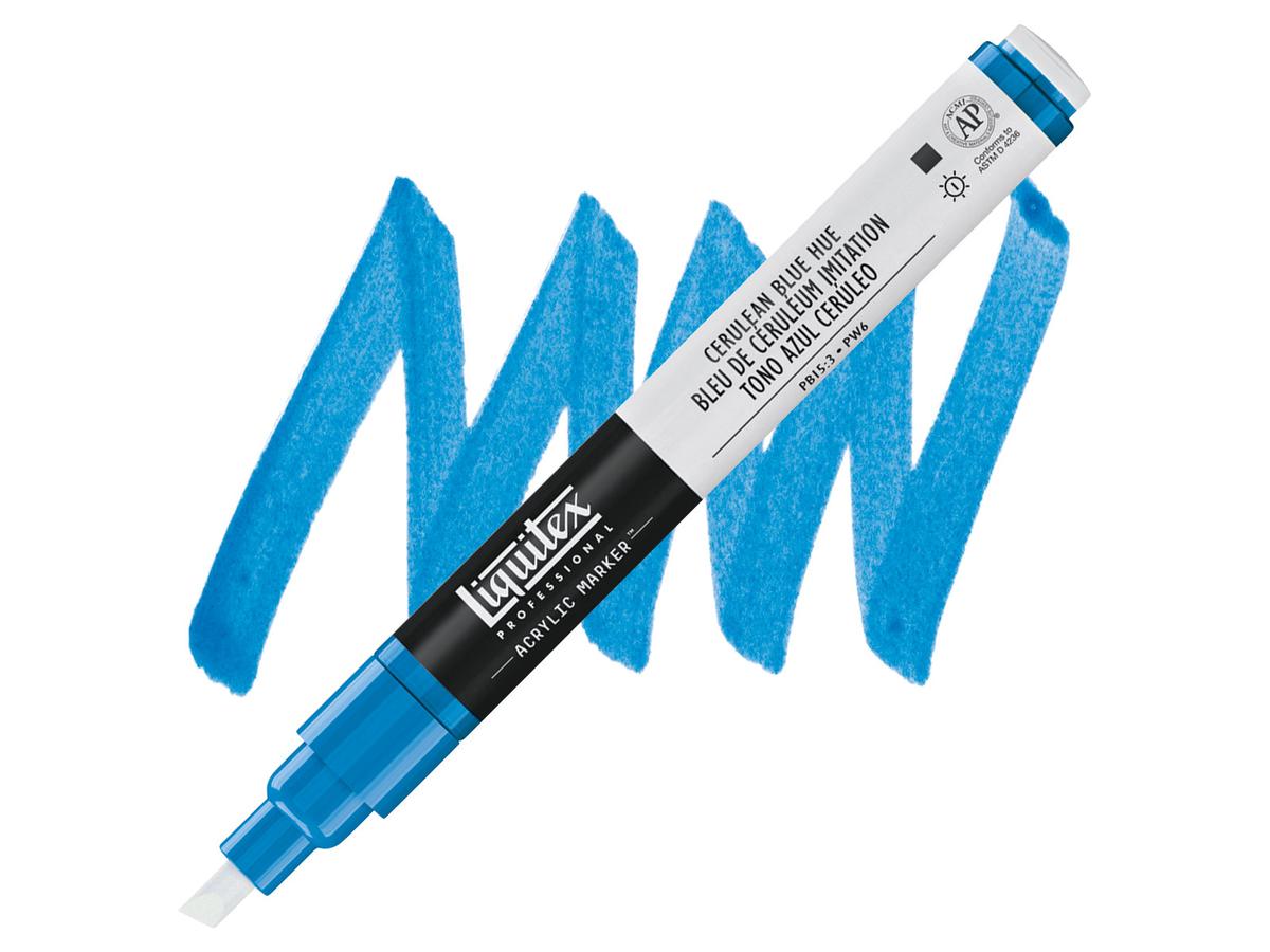 LIQUITEX ACRYL MARKER 0470 2MM CERULEAN BLUE HUE 1