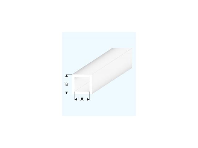 PROFIL VIERKANTROHR GLASKLAR TRANSPARENT (A=)5,0X6,0MM 33CM 430-59/3 1