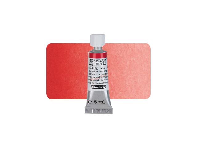 SCHMINCKE HORADAM AQUARELL TUBE 5ML S3 347 KADMIUMROT MITTEL 1