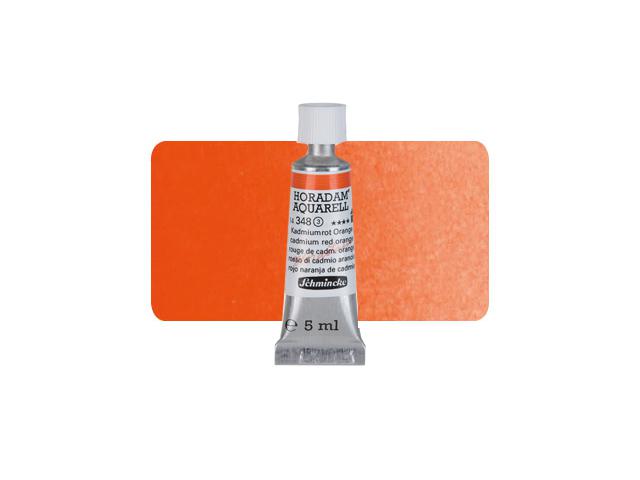 SCHMINCKE HORADAM AQUARELL TUBE 5ML S3 348 KADMIUMROT ORANGE 1