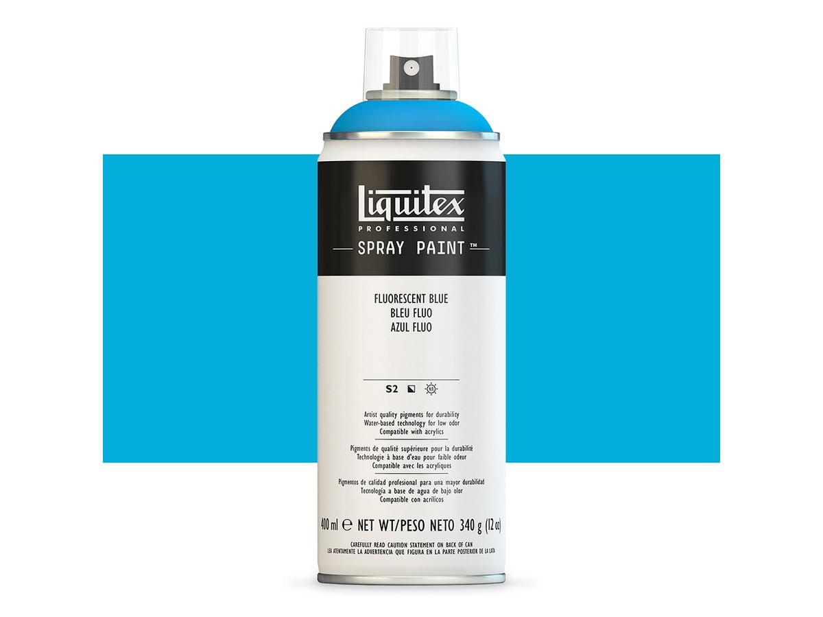 LIQUITEX SPRAY PAINT 400ML BUS FLUORESCENT BLUE 1