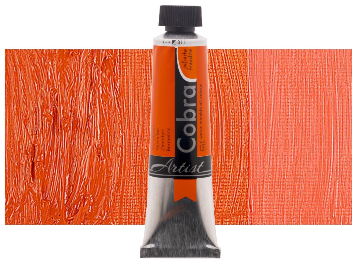 COBRA ARTIST WASSERVERMALBARE ÖLFARBE 40ML 311 ZINNOBER 1
