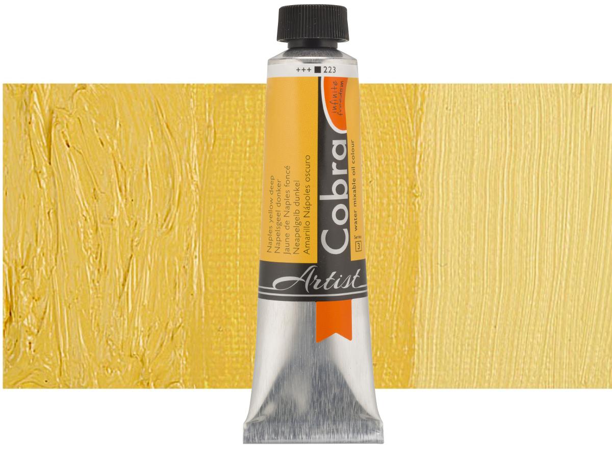 COBRA ARTIST WASSERVERMALBARE ÖLFARBE 40ML 223 NEAPELGELB DUNKEL 1