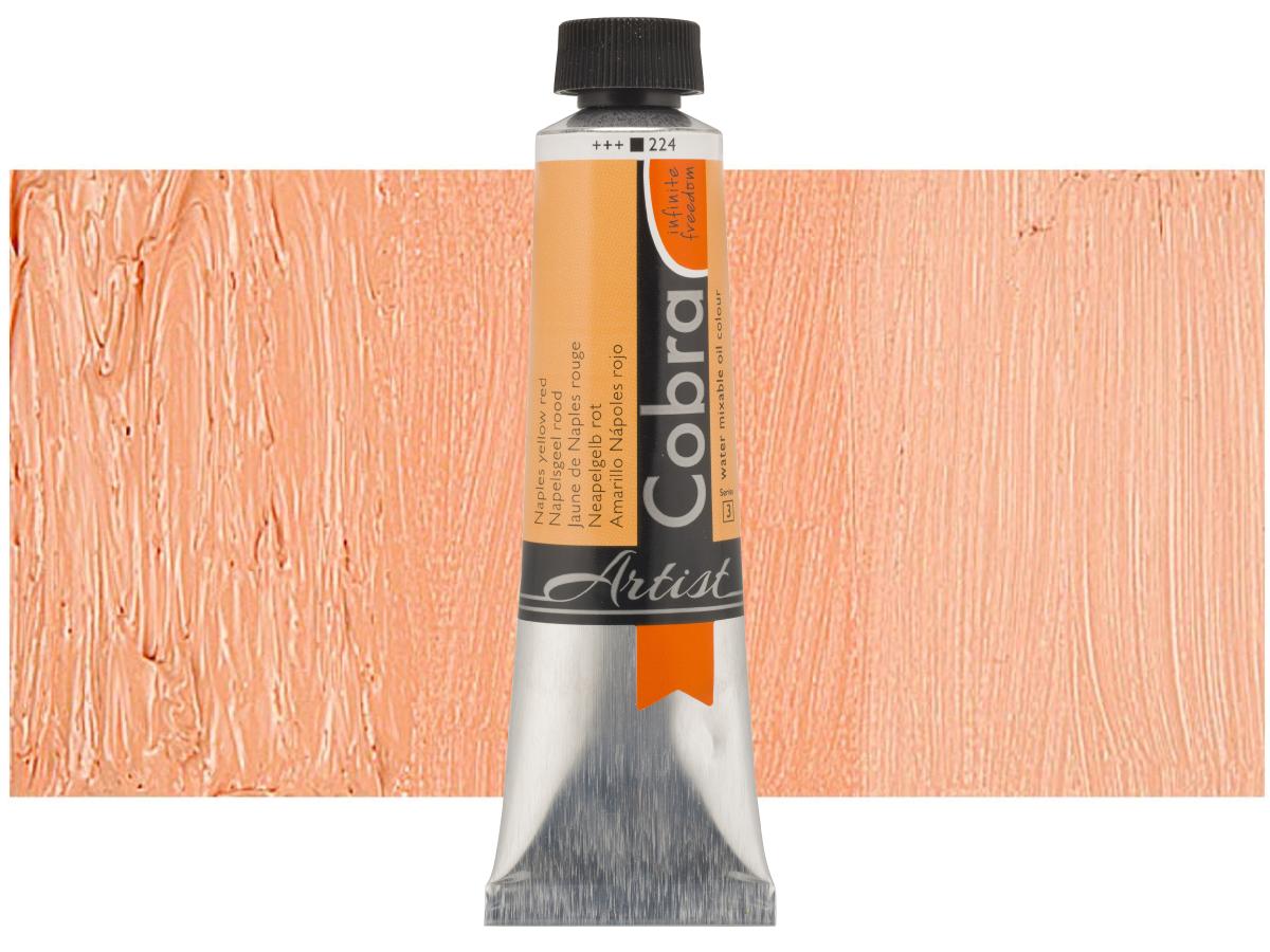 COBRA ARTIST WASSERVERMALBARE ÖLFARBE 40ML 224 NEAPELGELB ROT 1