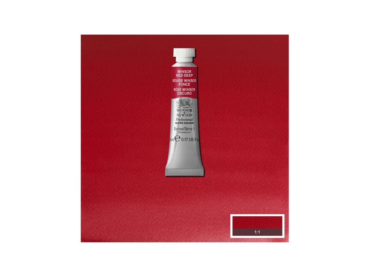 WINSOR & NEWTON AQUARELLFARBE 5ML 725 WINSORROT DUNKEL 1