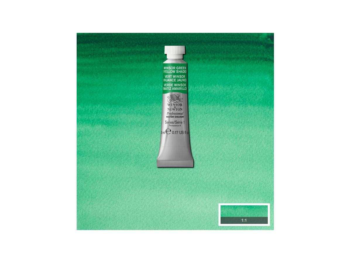 WINSOR & NEWTON AQUARELLFARBE 5ML 721 WINSORGÜN GELBLICH 1