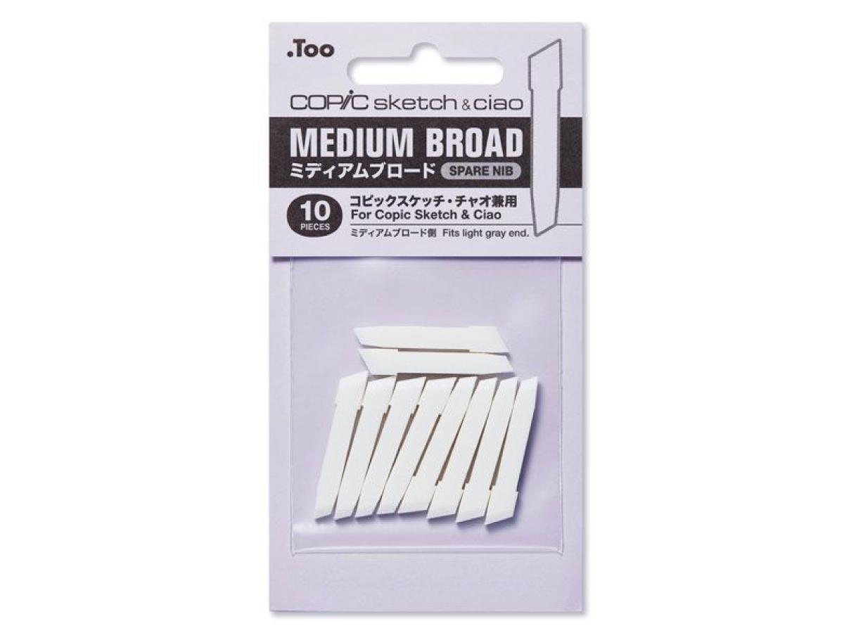 COPIC SKETCH MARKER NIB MEDIUM BROAD 10 STÜCK 1