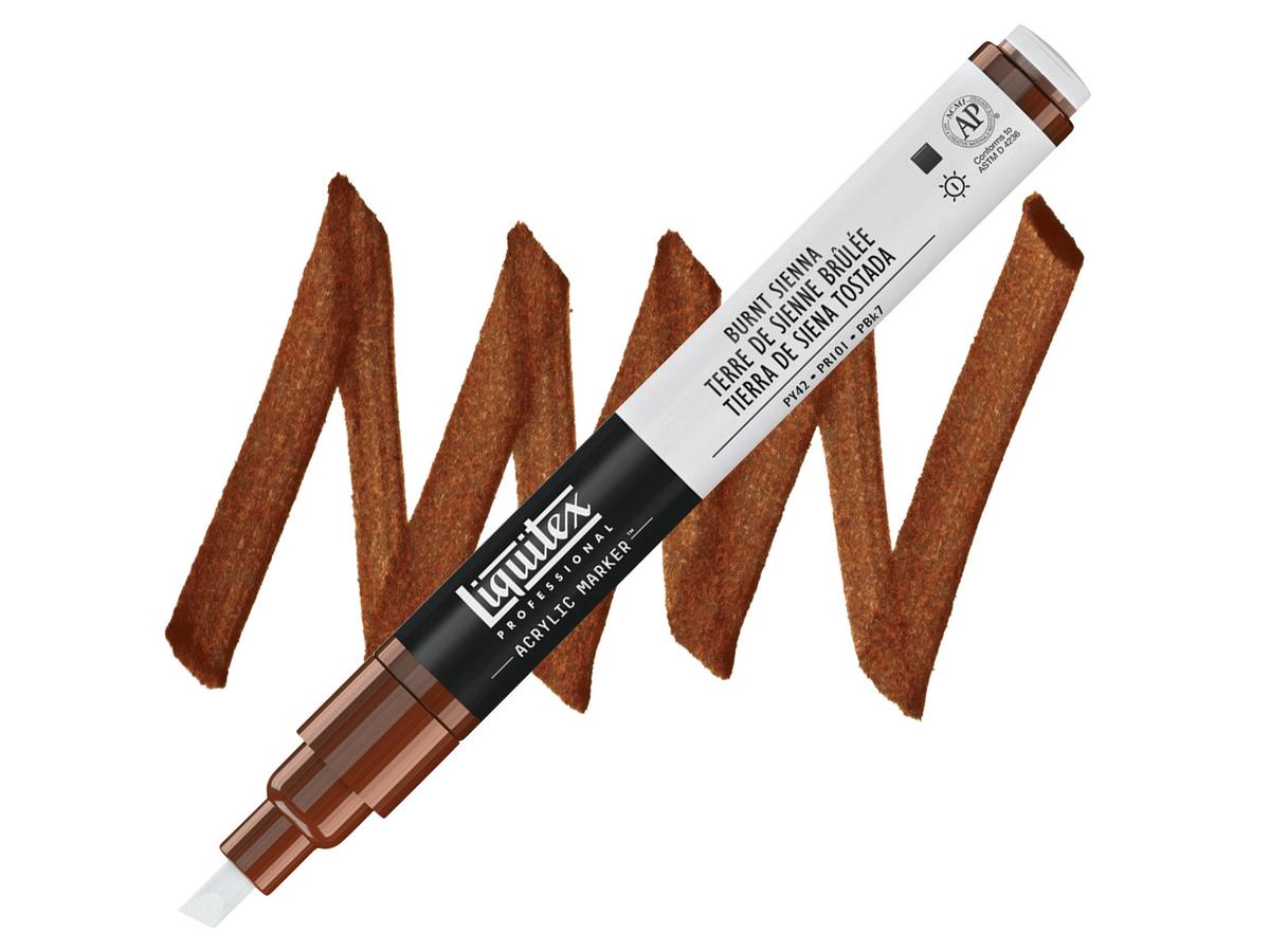 LIQUITEX ACRYL MARKER 0127 2MM BURNT SIENNA 1