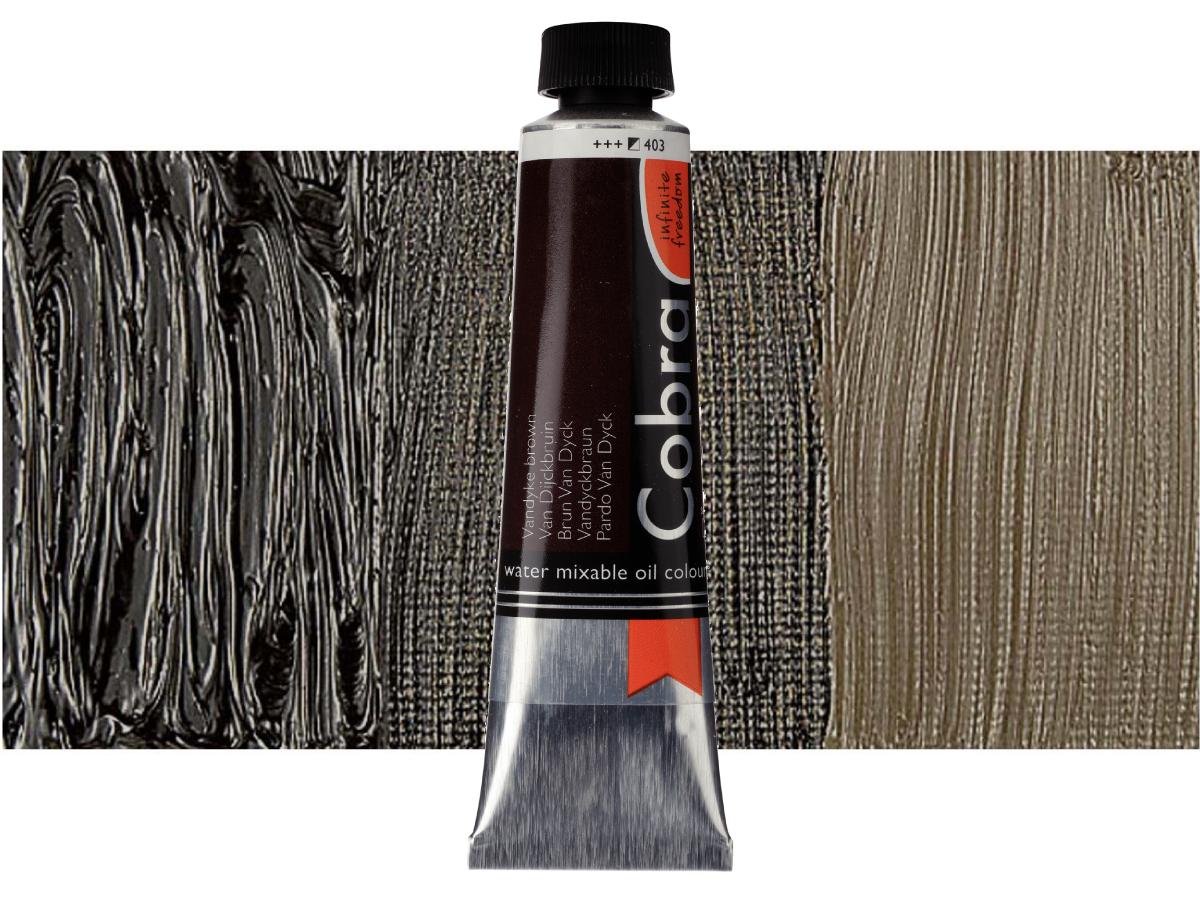 COBRA ARTIST WASSERVERMALBARE ÖLFARBE 40ML 403 VANDYCKBRAUN 1