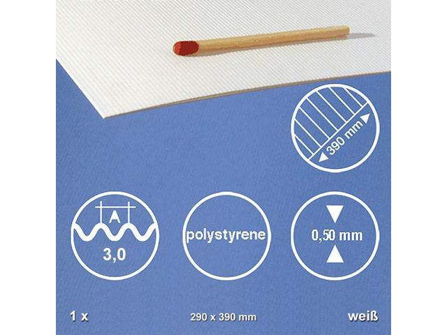 WELLBLECH WEISS 29,0X39,0CM 3,0MM 30.73301.1 1