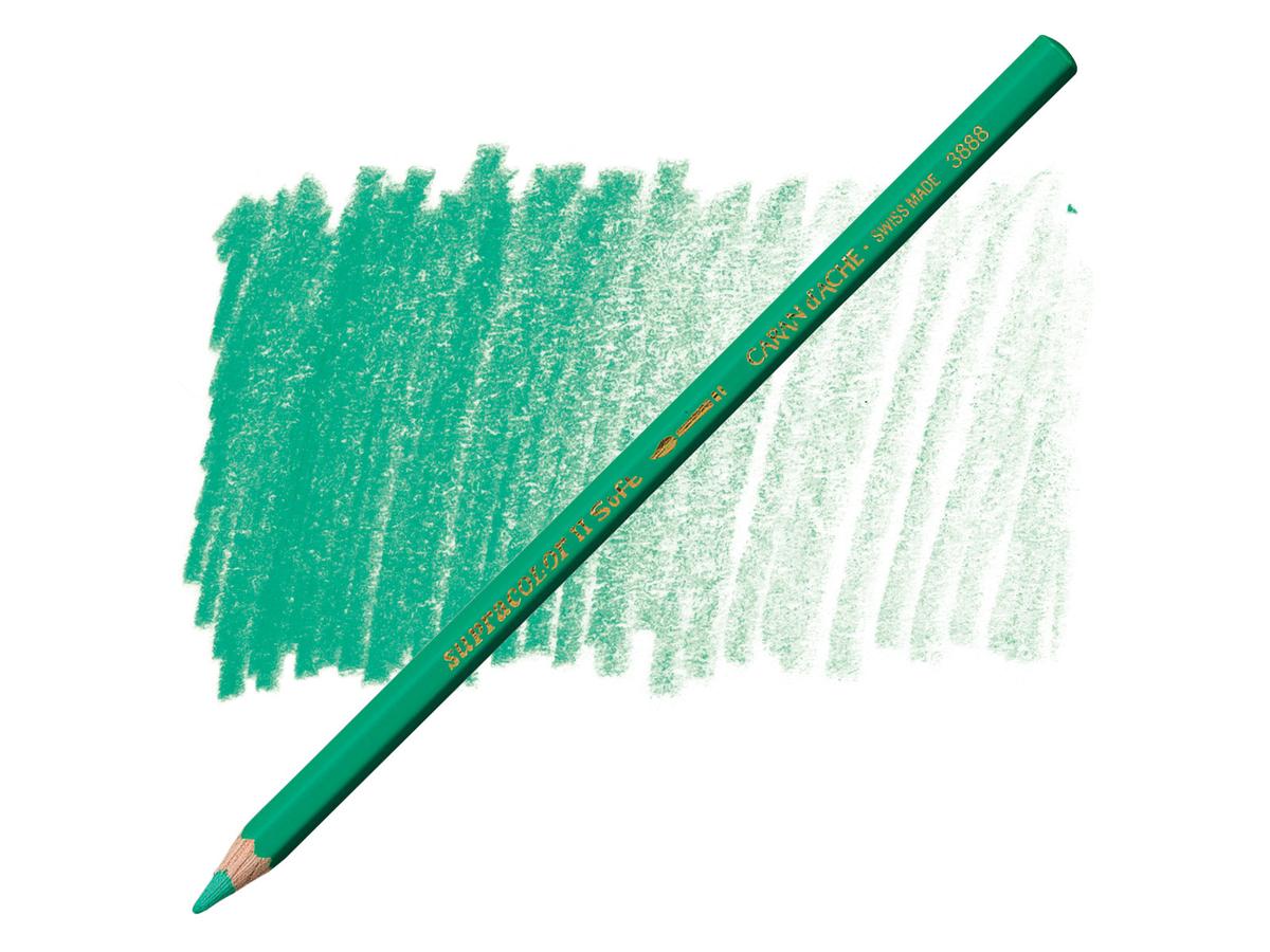CARAN D'ACHE SUPRACOLOR 460 AQUARELLSTIFT PEACOCK GRÜN 1