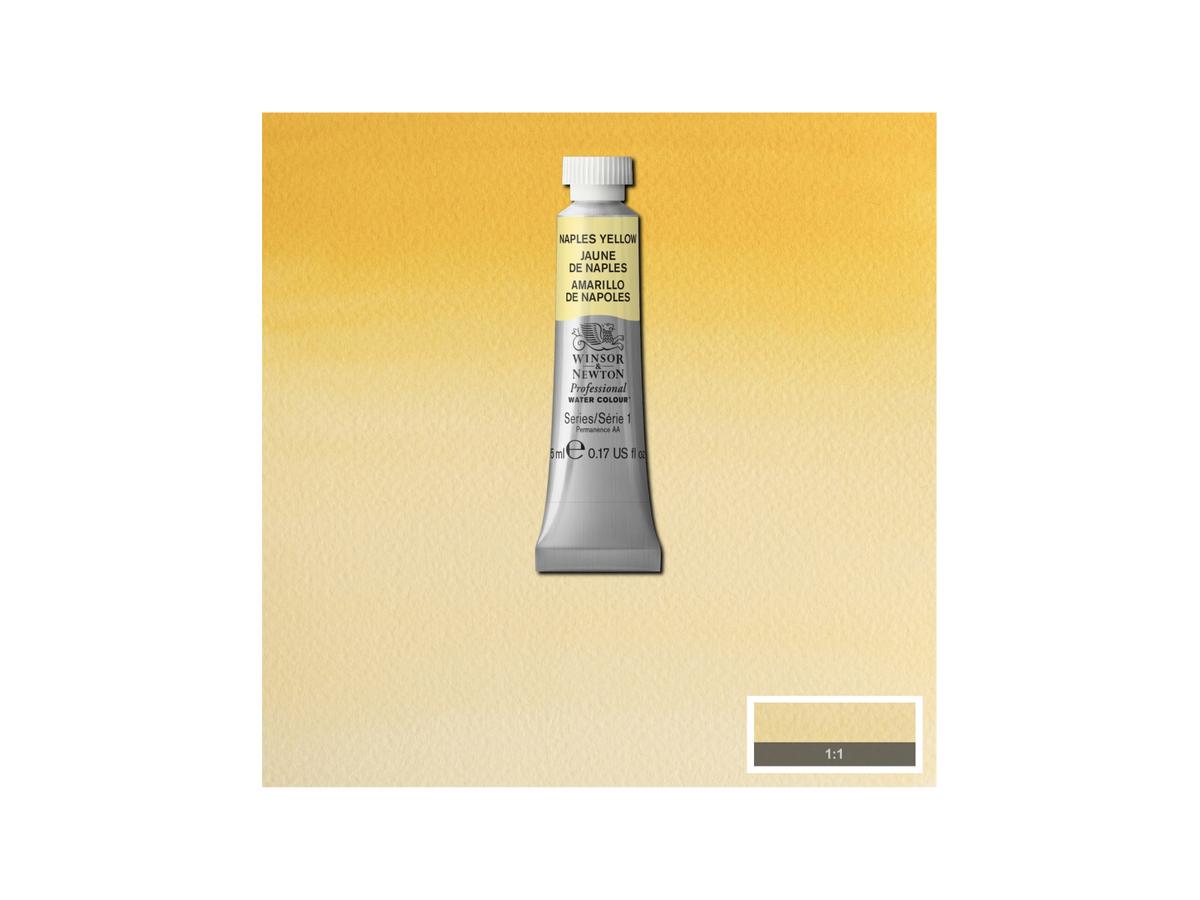 WINSOR & NEWTON AQUARELLFARBE 5ML 422 NEAPELGELB 1