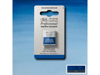 WINSOR & NEWTON AQUARELLFARBE 1/2 NÄPF 010 ANTWERPENER BLAU 1